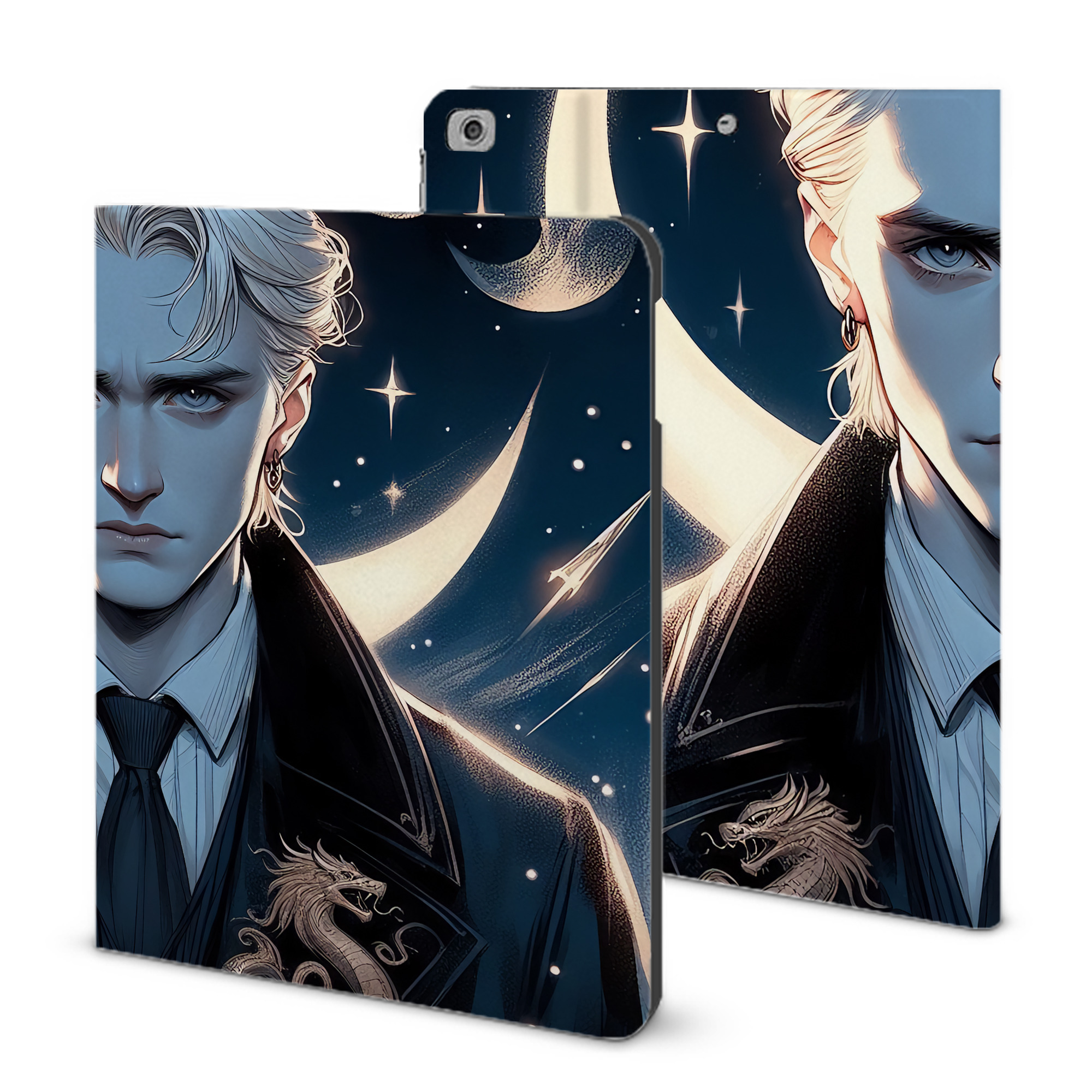 （画像用） Harry Potter ハリー・ポッターシリーズ IPad ケース ブック型 PUレザー TPU 耐衝撃 軽量 薄型 ペン収納なし 全面保護 IPad 各モデル対応